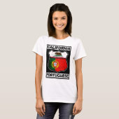 California, Portugees T-shirt (Voorkant volledig)