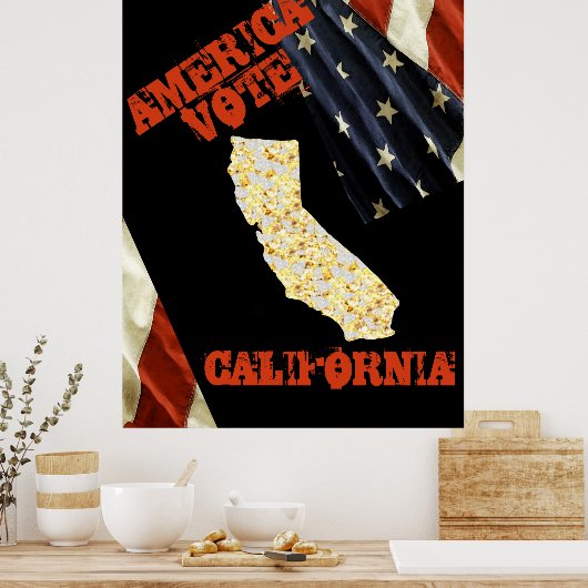 CALIFORNIA POSTER (Keuken)