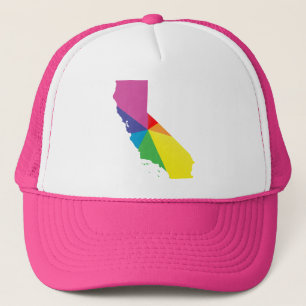 california pride. angled. trucker pet