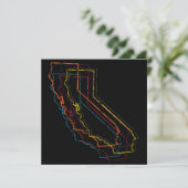 california pride blur kaart (Staand voorkant)
