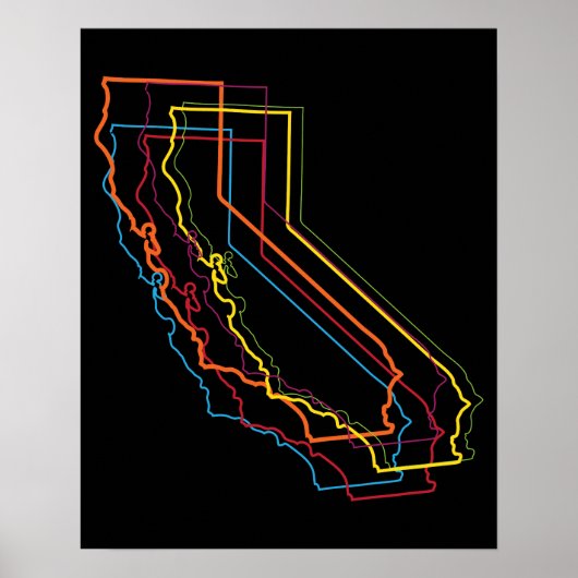 california pride blur poster (Voorkant)