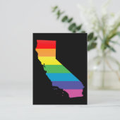 california pride . briefkaart (Staand voorkant)