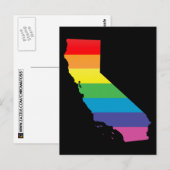 california pride . briefkaart (Voorkant / Achterkant)