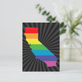 california pride . briefkaart (Staand voorkant)