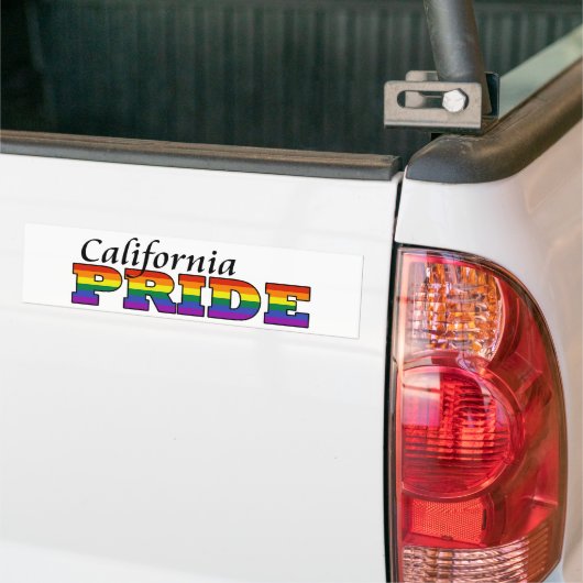 California Pride Bumpersticker (Op Truck)