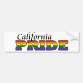 California Pride Bumpersticker (Voorkant)