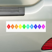 california pride . bumpersticker (Op auto)