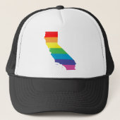 california pride. gestript. trucker pet (Voorkant)