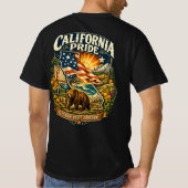 California Pride Golden State Forever T-shirt (Achterkant)