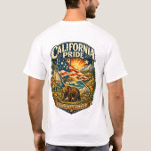 California Pride Golden State Forever T-shirt (Achterkant)