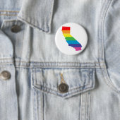 california pride ronde button 5,7 cm (In situ)