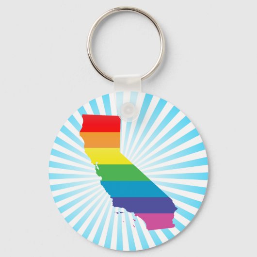 california pride . sleutelhanger (Voorkant)