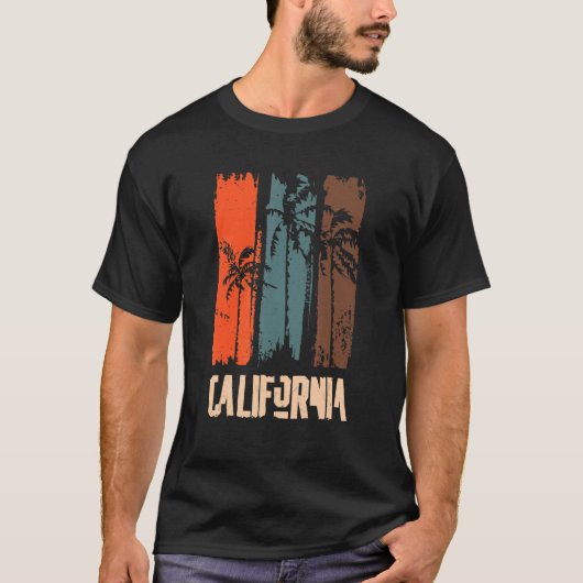 California Pride State Travel Usa  T-shirt (Voorkant)