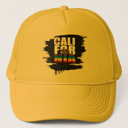 CALIFORNIA PRIDE WHITE TRUCKER PET (Voorkant)