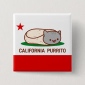CALIFORNIA PURRITO - Button - Cat Burrito (Voorkant)