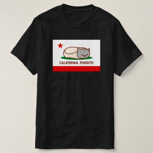 CALIFORNIA PURRITO - Funny Cat Burrito T-shirt (Design voorkant)
