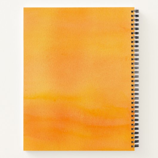 California Quail Bird Poppies Journal Waterverf Notitieboek (Achterkant)