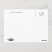 CALIFORNIA QUAIL BRIEFKAART (Achterkant)