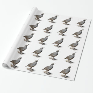 CALIFORNIA QUAIL CADEAUPAPIER