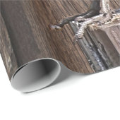 CALIFORNIA QUAIL OP BARNBOARD CADEAUPAPIER (Rol Hoek)