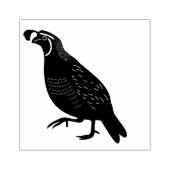 California Quail State Vogelillustratie Rubberstempel (Afrduk)