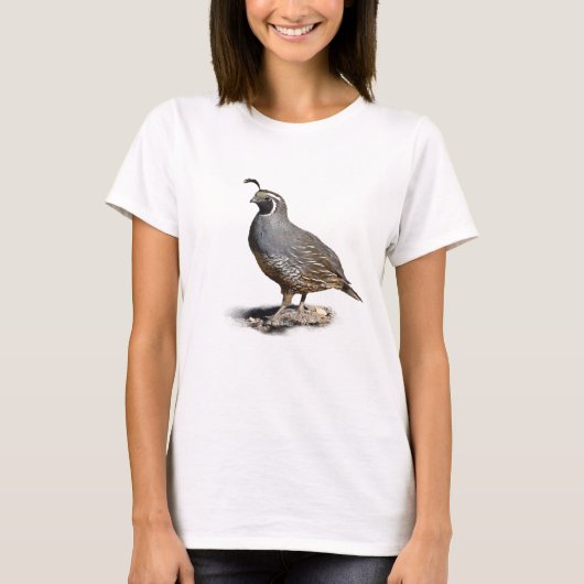 CALIFORNIA QUAIL T-SHIRT (Voorkant)