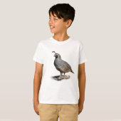 CALIFORNIA QUAIL T-SHIRT (Voorkant volledig)