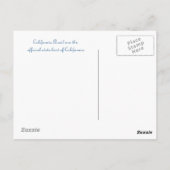 California Quail, Vogel, Natuur, Wildlife Briefkaart (Achterkant)