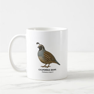 California Quail - Vogels van Californië Koffiemok