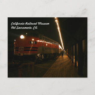California Railroad Museum, Briefkaart