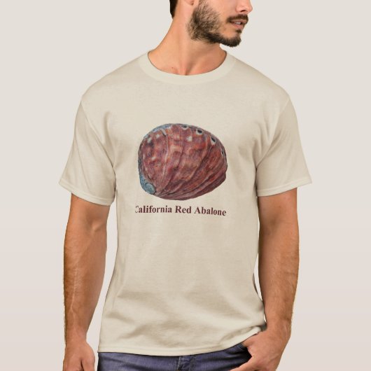 California Red Abalone Diving T-shirt (Voorkant)