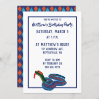 California Red Sided Garter Snake Birthday Party