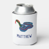 California Red Sided Garter Snake Persoonlijk Blikjeskoeler (Blikje Voorkant)