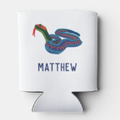 California Red Sided Garter Snake Persoonlijk Blikjeskoeler (Achterkant)