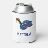 California Red Sided Garter Snake Persoonlijk Blikjeskoeler (Blikje Achterkant)