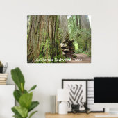 California Redwood Trees kunst prints Big Redwood (Thuiskantoor)