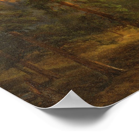 California Redwoods | Albert Bierstadt Poster (Hoek)