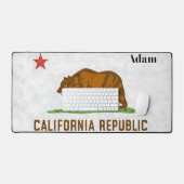 California Republic Beer gepersonaliseerd Bureaumat (Keyboard & Muis)