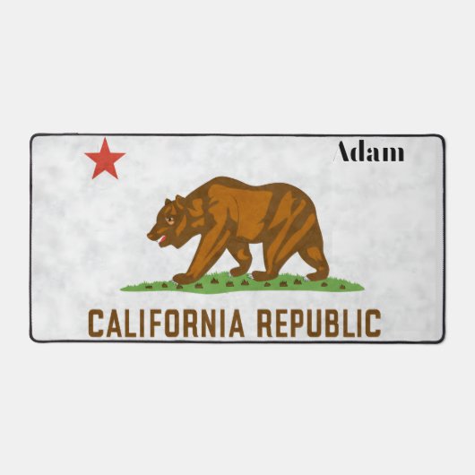 California Republic Beer gepersonaliseerd Bureaumat (Voorkant)