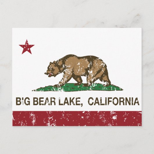 California Republic Big Beer Lake Briefkaart (Voorkant)