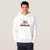 California Republic Flag Corte Madera Hoodie (Voorkant volledig)