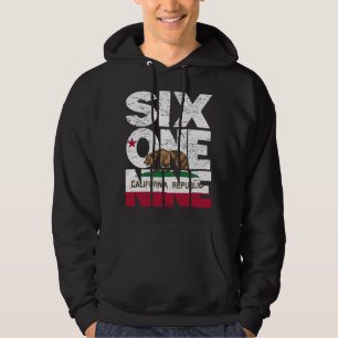 California Republic Flag Hoodie - 619 Area Code