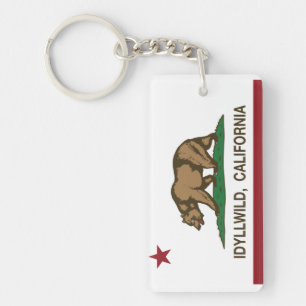 California Republic Flag Idyllwild Sleutelhanger