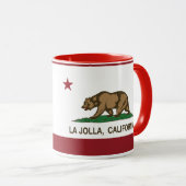 California Republic Flag La Jolla Mok (Voorkant rechts)