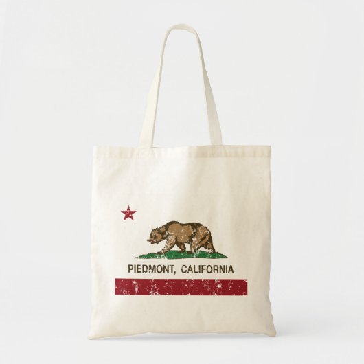 California Republic Flag Piemonte Tote Bag (Voorkant)