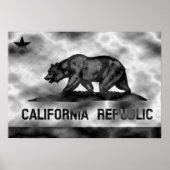 California Republic Flag Plasma Poster (Voorkant)