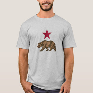 California Republic Grizzly Beer and Star T-shirt