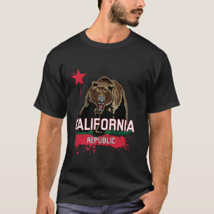 California Republic Grizzly Beer Cali Summer LA Gr T-shirt