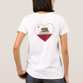 California Republic Heart T-shirt (Achterkant)