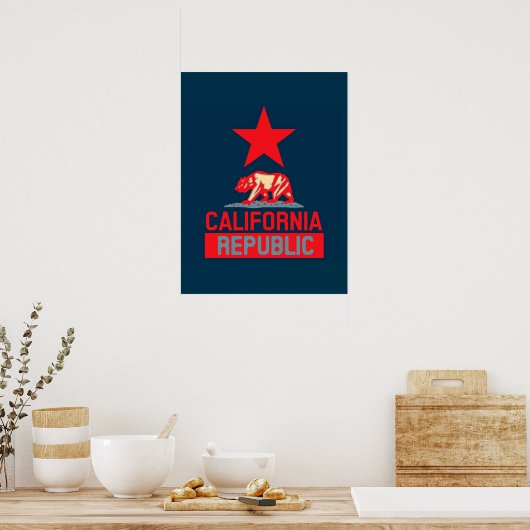 California Republic Hope Poster (Keuken)